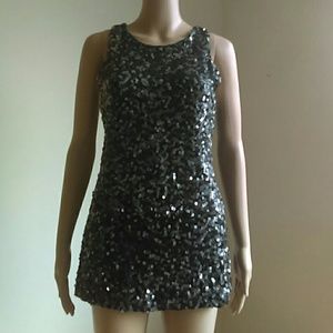 "Sequined is it a dress or a top? IDK" Collection.